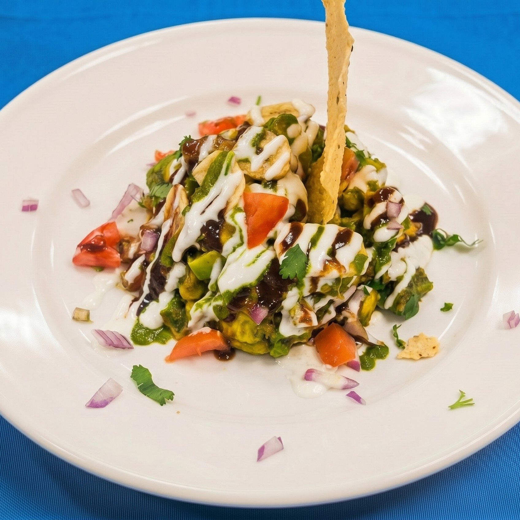 Avocado Banana Chaat.