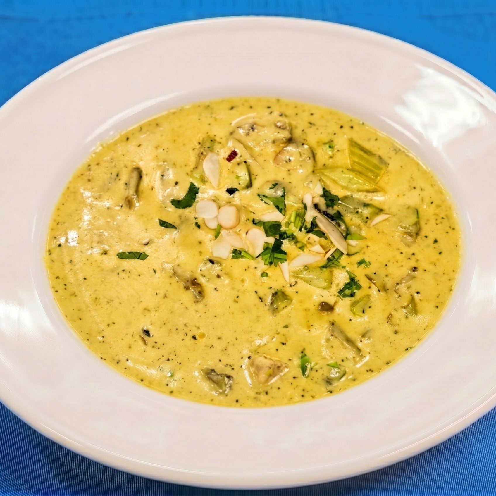 Asparagus Mushroom Korma.